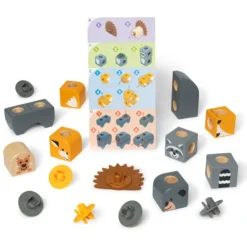 Melissa & Doug Blockables Woodland Friends Block Playset