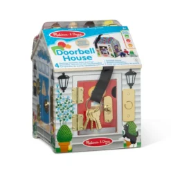 Melissa & Doug Doorbell house Wooden Dollhouse Playset