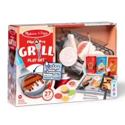 Melissa & Doug Flip and Fry Grill Wooden Roleplay Set