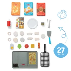 Melissa & Doug Flip and Fry Grill Wooden Roleplay Set