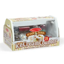 Melissa & Doug Ice Cream Counter Wooden Roleplay Set