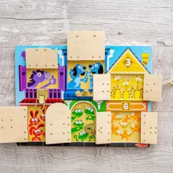 Melissa & Doug Latches Board Wooden Game