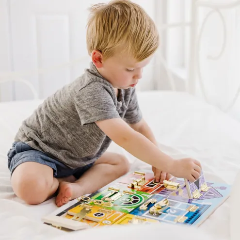 Melissa & Doug Latches Board Wooden Game
