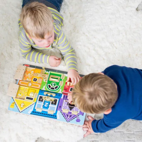 Melissa & Doug Latches Board Wooden Game