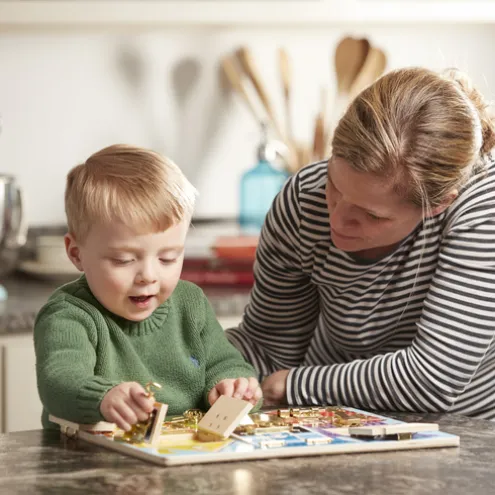 Melissa & Doug Latches Board Wooden Game