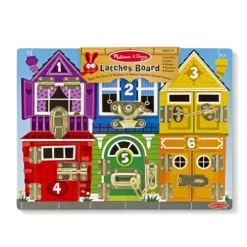 Melissa & Doug Latches Board Wooden Game