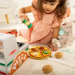 Melissa & Doug Pizza Counter Wooden Roleplay Set