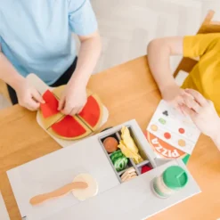 Melissa & Doug Pizza Counter Wooden Roleplay Set