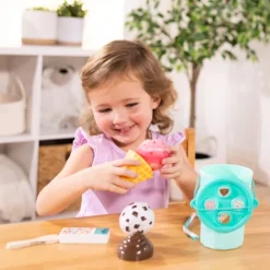 Melissa & Doug Play to Go Ice Cream Food Play Set