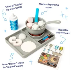 Melissa & Doug Simmer and Stir Stove-Top Wooden Roleplay Set