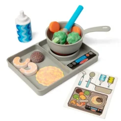 Melissa & Doug Simmer and Stir Stove-Top Wooden Roleplay Set