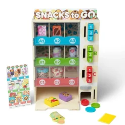 Melissa & Doug Vending Machine Wooden Roleplay Set