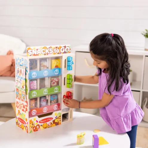 Melissa & Doug Vending Machine Wooden Roleplay Set