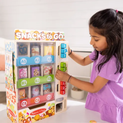 Melissa & Doug Vending Machine Wooden Roleplay Set
