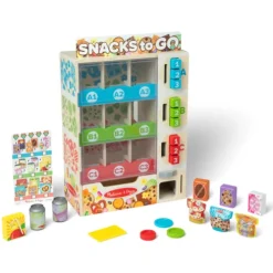 Melissa & Doug Vending Machine Wooden Roleplay Set