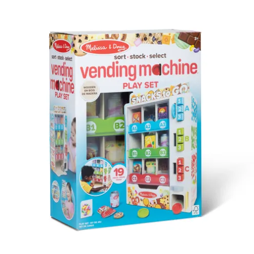 Melissa & Doug Vending Machine Wooden Roleplay Set
