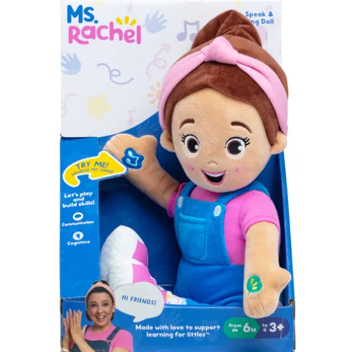 Ms. Rachel Speak and Sing Interactive Soft Doll