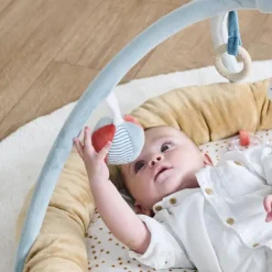 Nattou Felix and Leo Stuffed Playmat with Arches