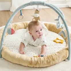 Nattou Felix and Leo Stuffed Playmat with Arches