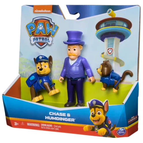 Paw Patrol Chase and Mayor Humdinger Figures