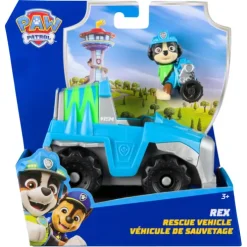 Paw Patrol Rex's Rescue Vehicle and Figure