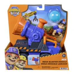 Paw Patrol Rubble and Crew Mega Blaster Vehicle Playset