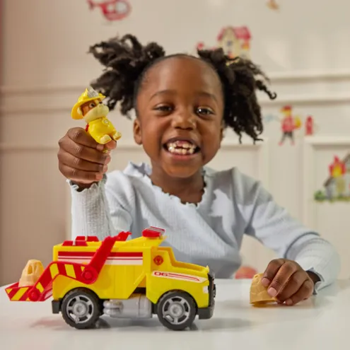 Paw Patrol Rubble Dump Truck Vehicle Fire Rescue