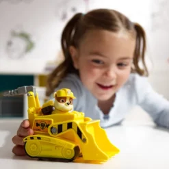 Paw Patrol Rubble's Bulldozer Vehicle and Figure