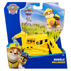 Paw Patrol Rubble's Bulldozer Vehicle and Figure