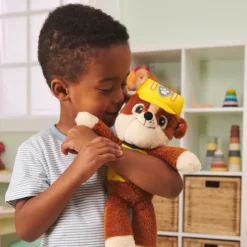Paw Patrol Rubble Take Along 33cm Soft Toy