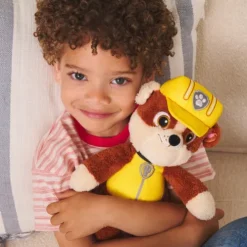 Paw Patrol Rubble Take Along 33cm Soft Toy