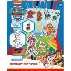 Paw Patrol Shrinky Keyrings Craft Set