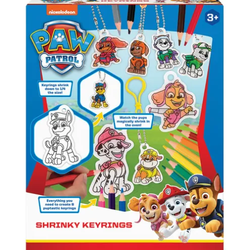 Paw Patrol Shrinky Keyrings Craft Set