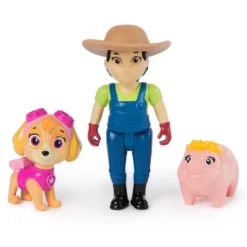 Paw Patrol Skye and Farmer Yumi Figures