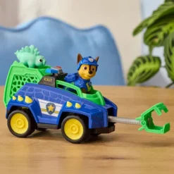 Paw Patrol The Dino Movie Chase Dino Rescue Cruiser Playset