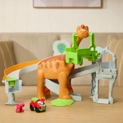 Paw Patrol The Dino Movie Lift and Race Dino Playset