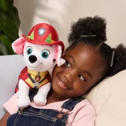 Paw Patrol The Dino Movie Marshall Dino Rescue Soft Toy