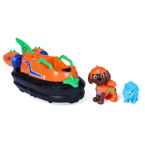 Paw Patrol The Dino Movie Zuma Dino Rescue Hovercraft Playset