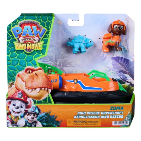 Paw Patrol The Dino Movie Zuma Dino Rescue Hovercraft Playset