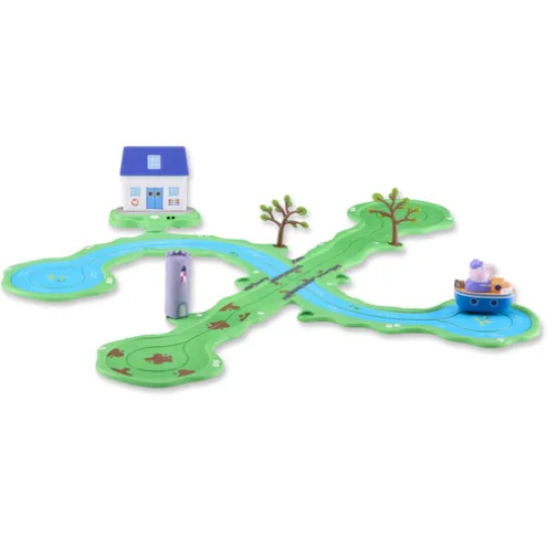 Peppa Pig Bobbing Along Boat Trip Playset Whizz Around