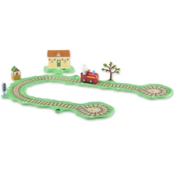 Peppa Pig Clickety Clack Train Track Playset Whizz Around