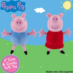 Peppa Pig 15cm Collectable Soft Toy (Styles Vary)