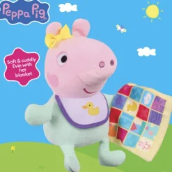 Peppa Pig Evie With Blanket Soft Toy