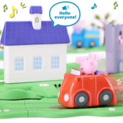 Peppa Pig Great Big World Train Track Playset Whizz Around