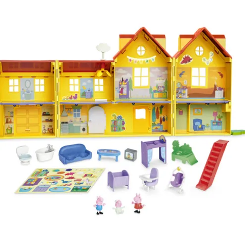 Peppa Pig Peppa's Big Family House Playset with Evie
