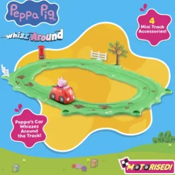 Peppa Pig Peppa's Little Red Race Car Playset Whizz Around