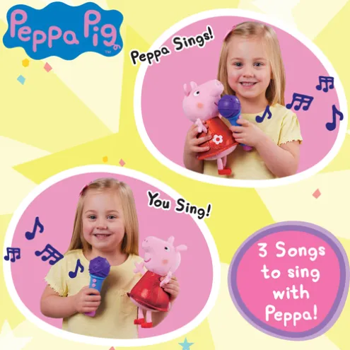 Peppa Pig Sing With Me Peppa Soft Toy