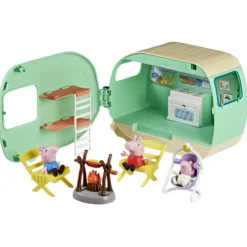 Peppa Pig Three Little Piggies Caravan Playset
