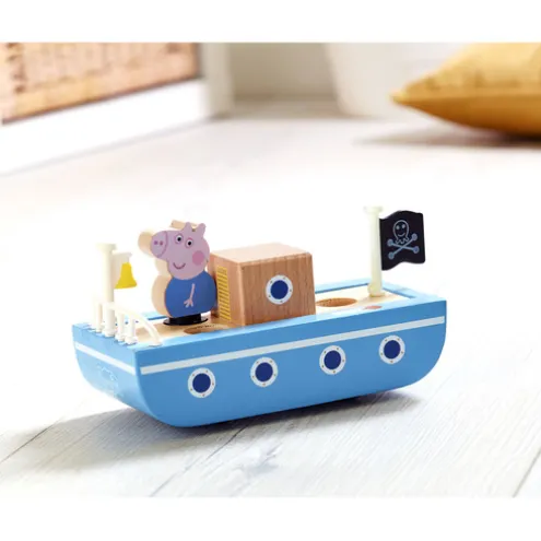 Peppa Pig Wooden Boat Playset