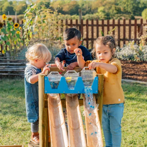 Plum Discovery Forest Wooden Water Run